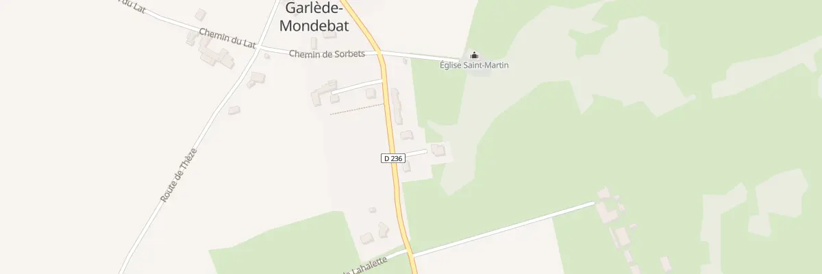 Plan du 5614 Rte des Pyrénées à Garlède-Mondebat