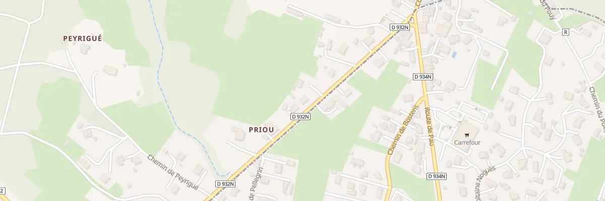 Plan du 246 Av du Marsan à Roquefort