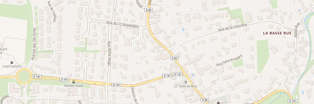 Plan du 33 Haute Rue à Biéville-Beuville