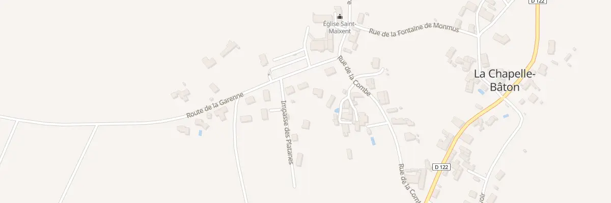 Plan du 5165 Rte des Barrieres à La Chapelle-Bâton
