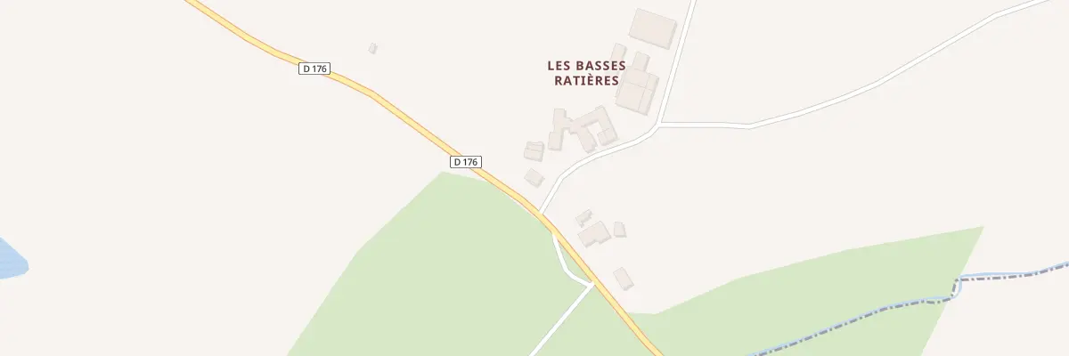 Plan du 5153 Les Ratieres à Fénery