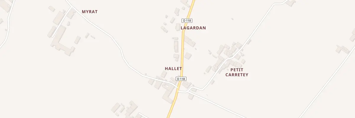 Plan du 4B Halet-Nord à Barsac