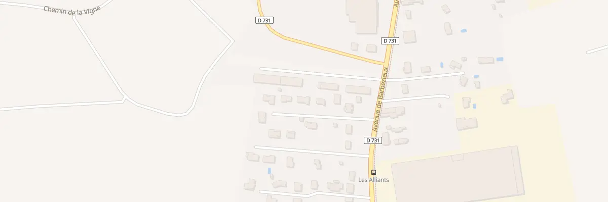 Plan du 80B Av de Barbezieux à Châteaubernard