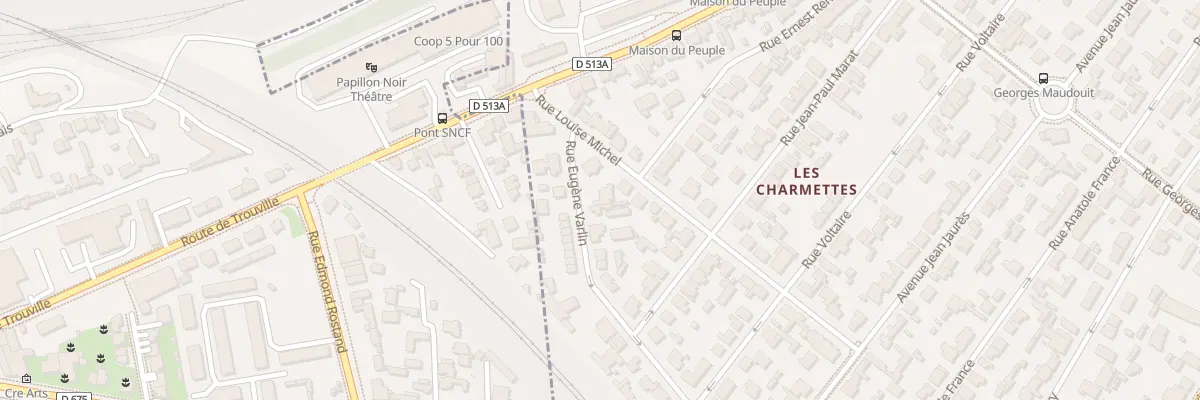 Plan du 3 Rue Eugène Varlin à Mondeville