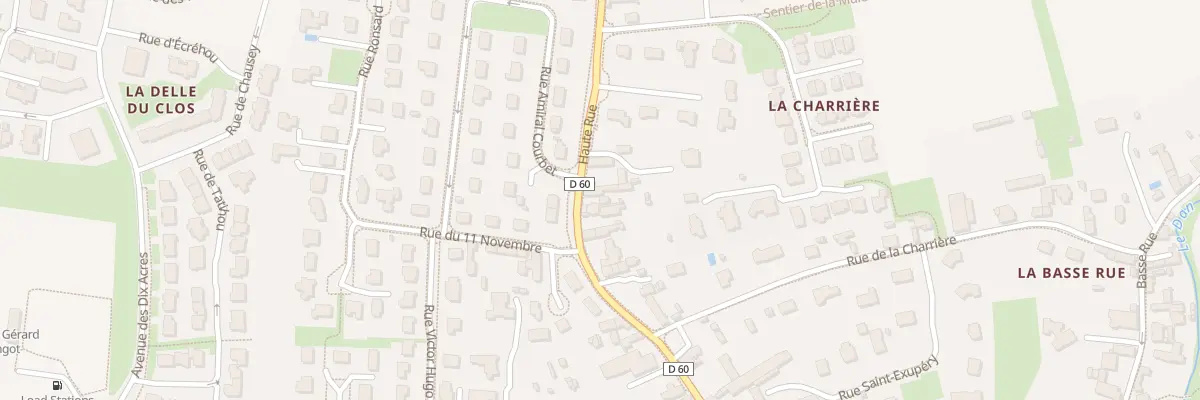 Plan du 24 Haute Rue à Biéville-Beuville