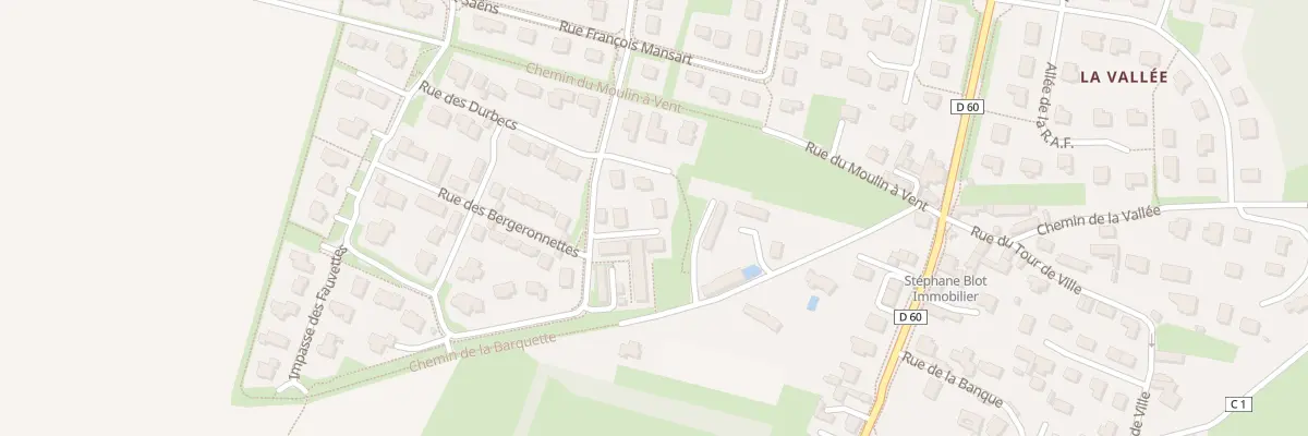 Plan du 5 Imp des Étourneaux à Biéville-Beuville
