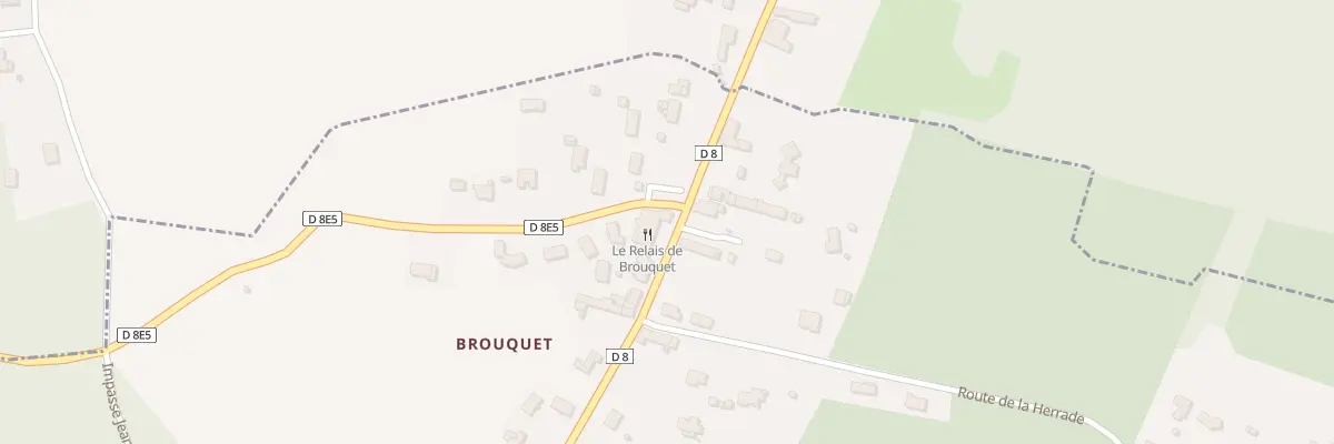 Plan du 25D Rte de Villandraut à Léogeats