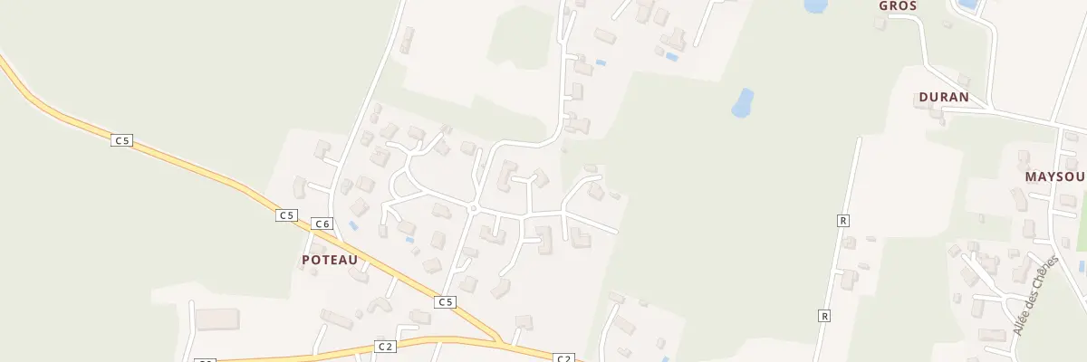 Plan du 47 All des Pâquerettes à Pouydesseaux