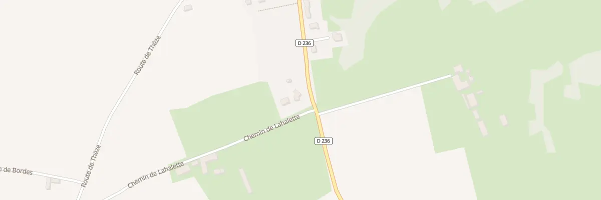Plan du 9545 Che de Lahalette à Garlède-Mondebat
