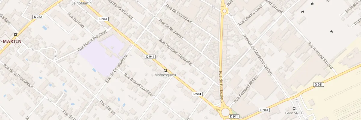 Plan du 74 Rue Fournier Garlandat à Cognac