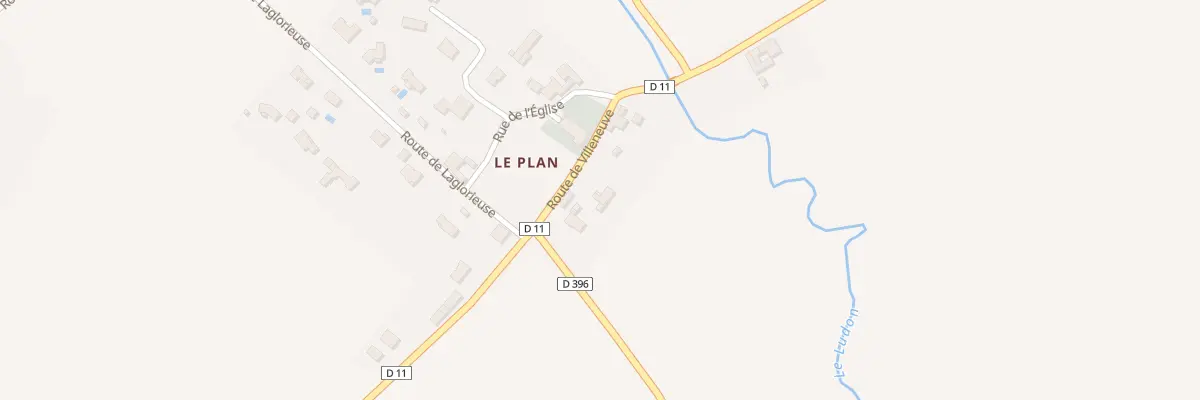 Plan du 37 Rte de Saint-gein à Pujo-le-Plan