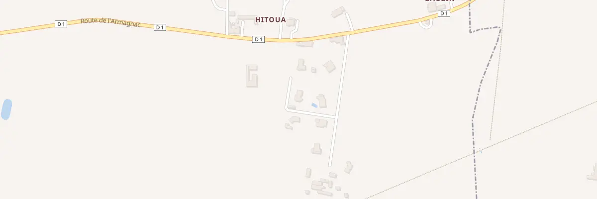 Plan du 158 Rte de Pitron à Saint-Cricq-Villeneuve