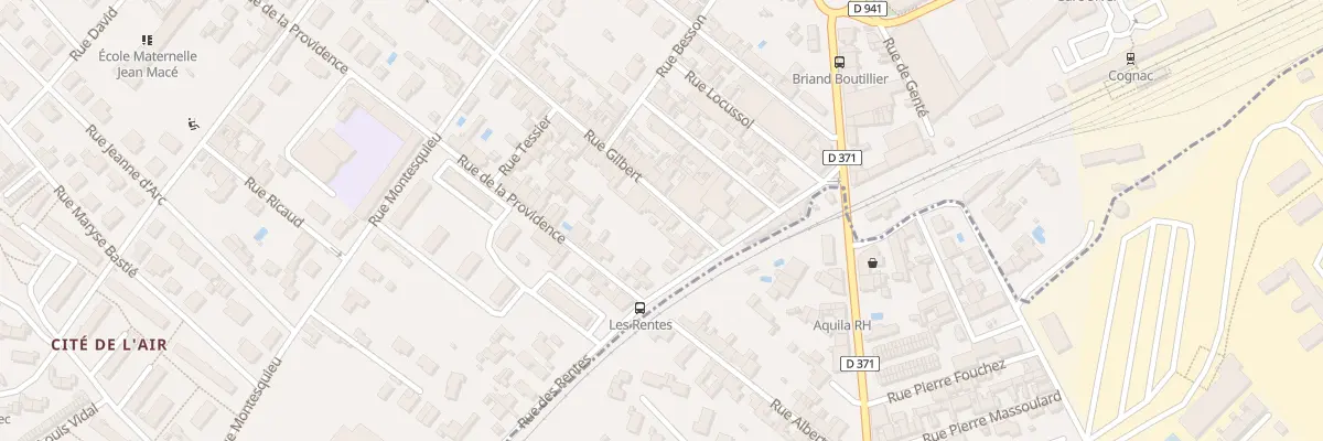 Plan du 98 Rue Gilbert à Cognac