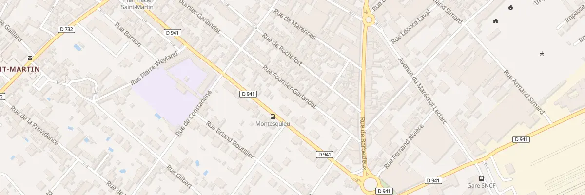 Plan du 70 Rue Fournier Garlandat à Cognac