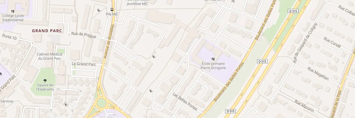 Plan du 608 Bd des Belles Portes à Hérouville-Saint-Clair
