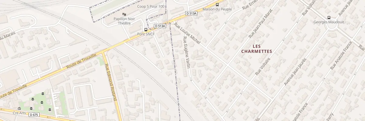 Plan du 10 Rue Eugène Varlin à Mondeville