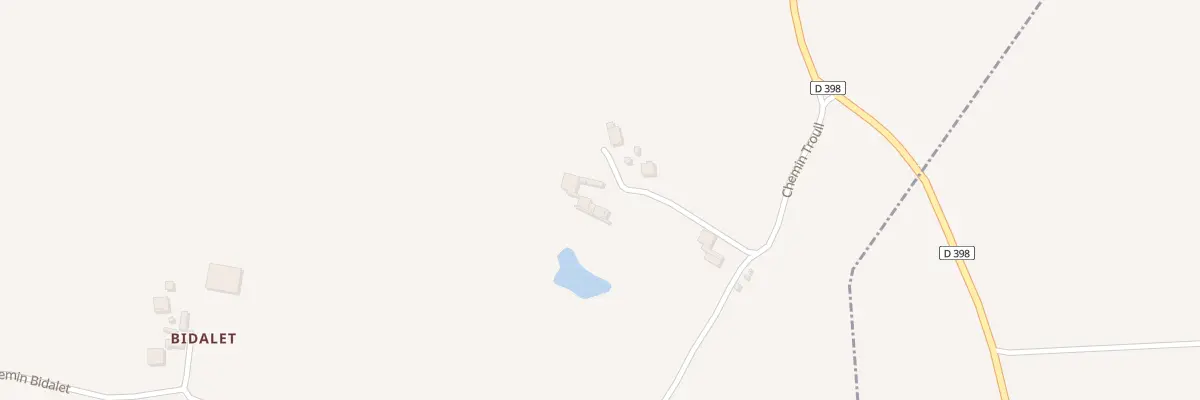 Plan du 5000 Che du Trouil à Castandet