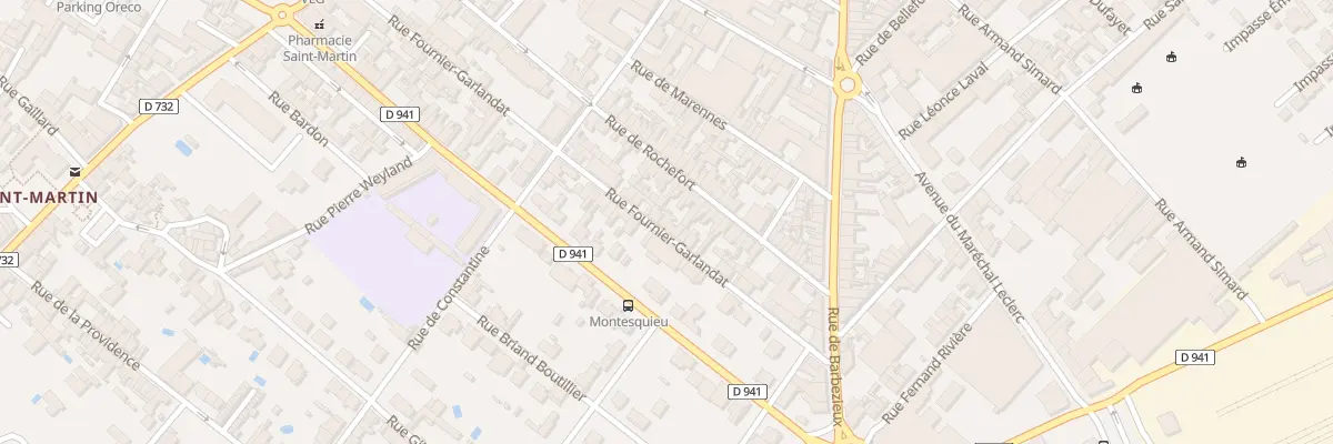 Plan du 69 Rue Fournier Garlandat à Cognac