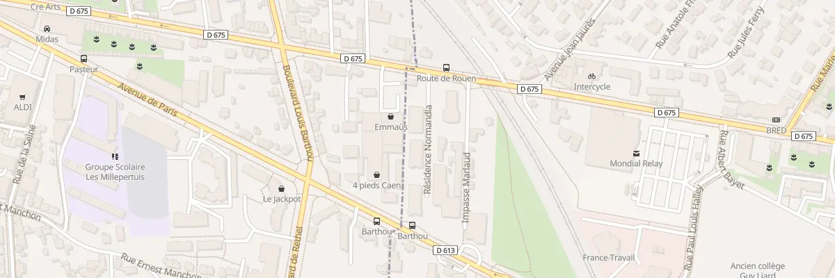 Plan du 2B Rue Émile Zola à Mondeville