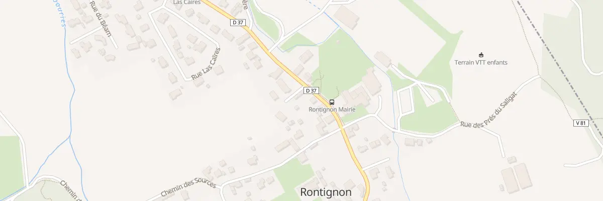 Plan du 761 Rue des Pyrénées à Rontignon