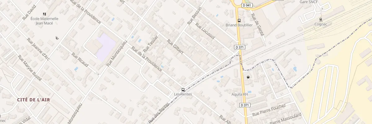 Plan du 96 Rue Gilbert à Cognac