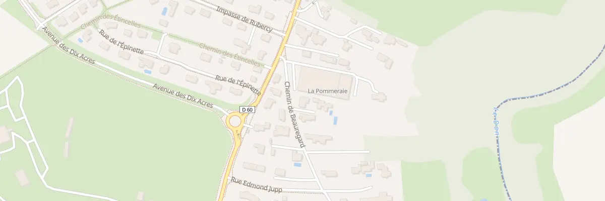 Plan du 6 Che de Beauregard à Biéville-Beuville