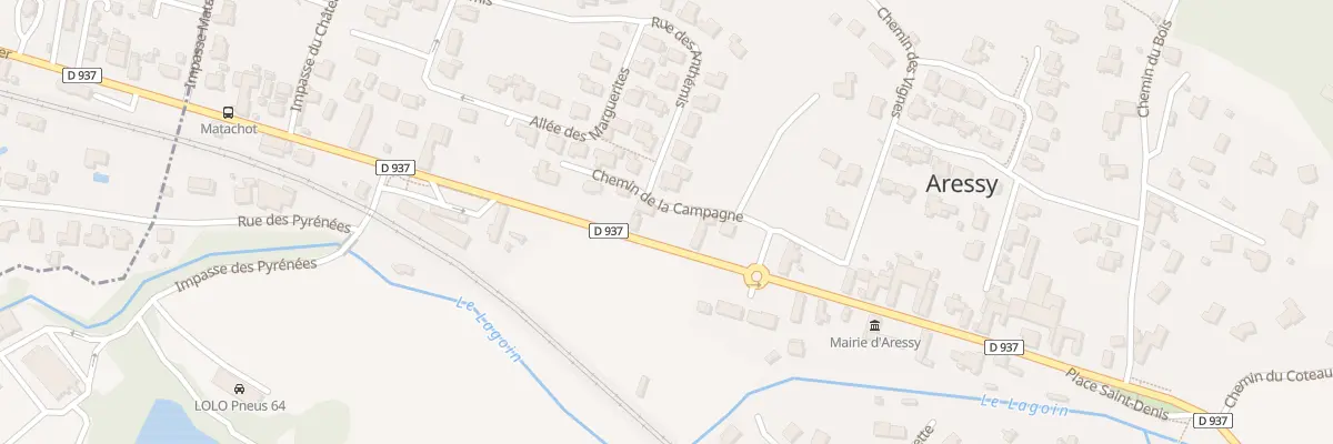 Plan du 27 Rue Matachot à Aressy