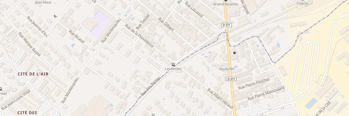 Plan du 32 Rue des Rentes à Cognac