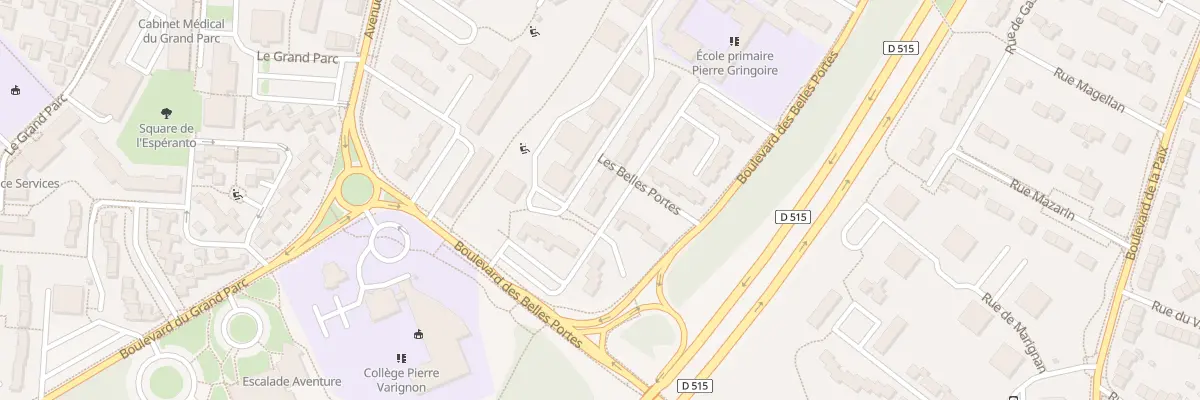 Plan du 622 Bd des Belles Portes à Hérouville-Saint-Clair
