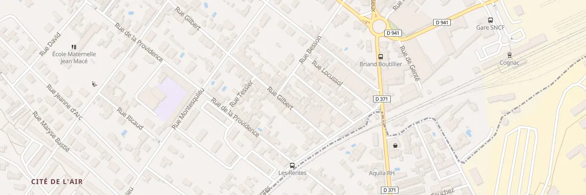 Plan du 73 Rue Gilbert à Cognac