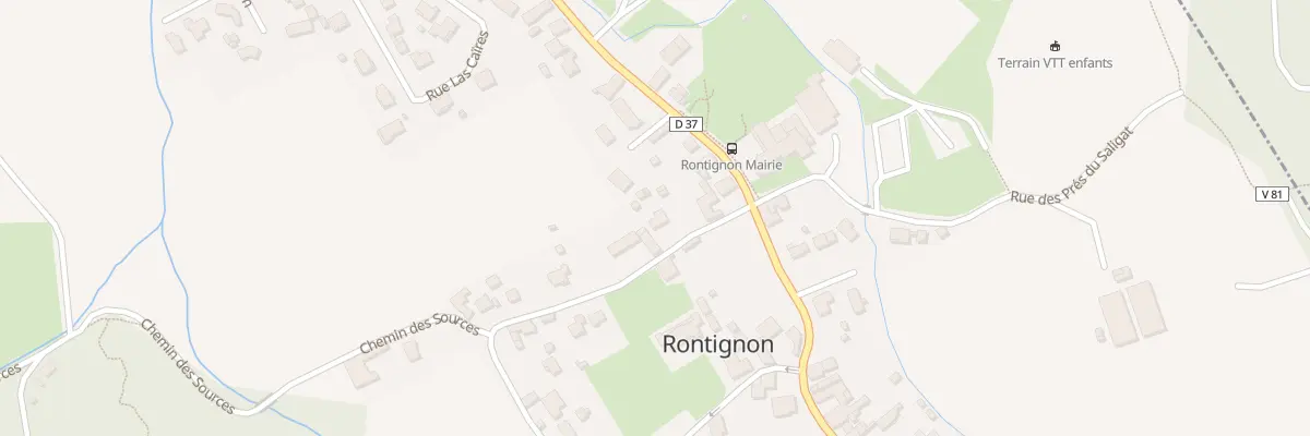 Plan du 64A Rue du Vieux Bourg à Rontignon