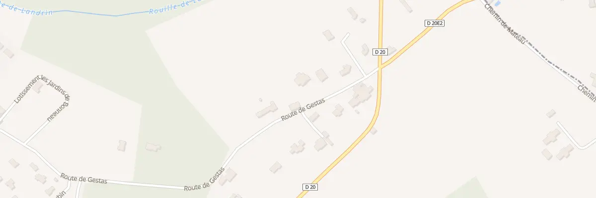 Plan du 40B Moreau à Cursan
