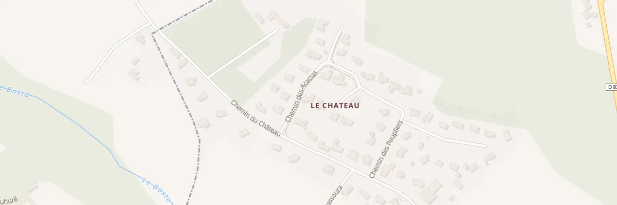Plan du 17 Che des Acacias à Astis