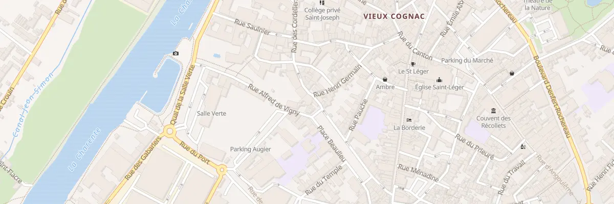 Plan du 1 Rue de Lusignan à Cognac