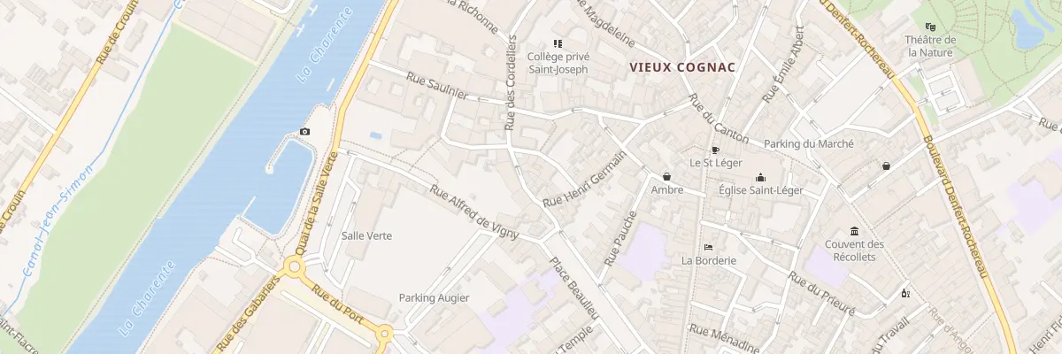 Plan du 16 Rue de Lusignan à Cognac
