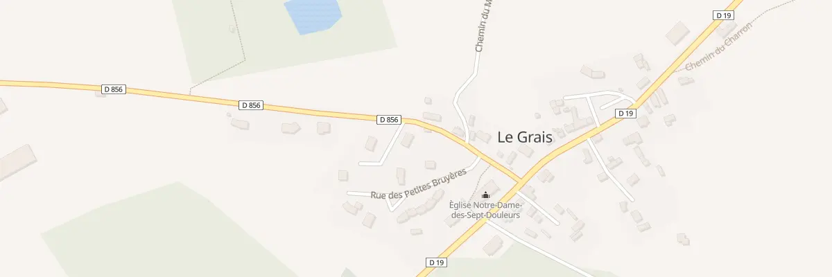 Plan du 5000 Le Bourg au Grais