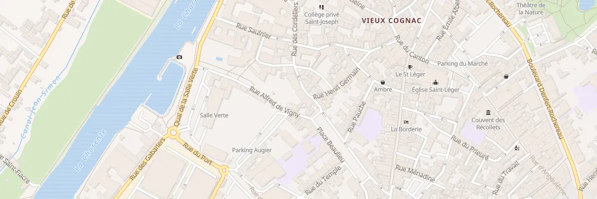 Plan du 3 Rue de Lusignan à Cognac