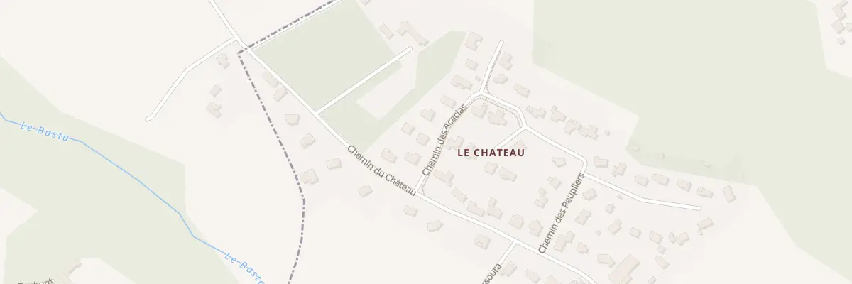 Plan du 24 Che des Acacias à Astis