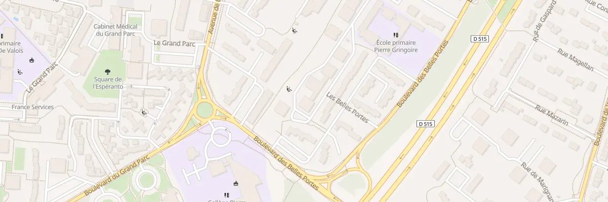 Plan du 604 Bd des Belles Portes à Hérouville-Saint-Clair