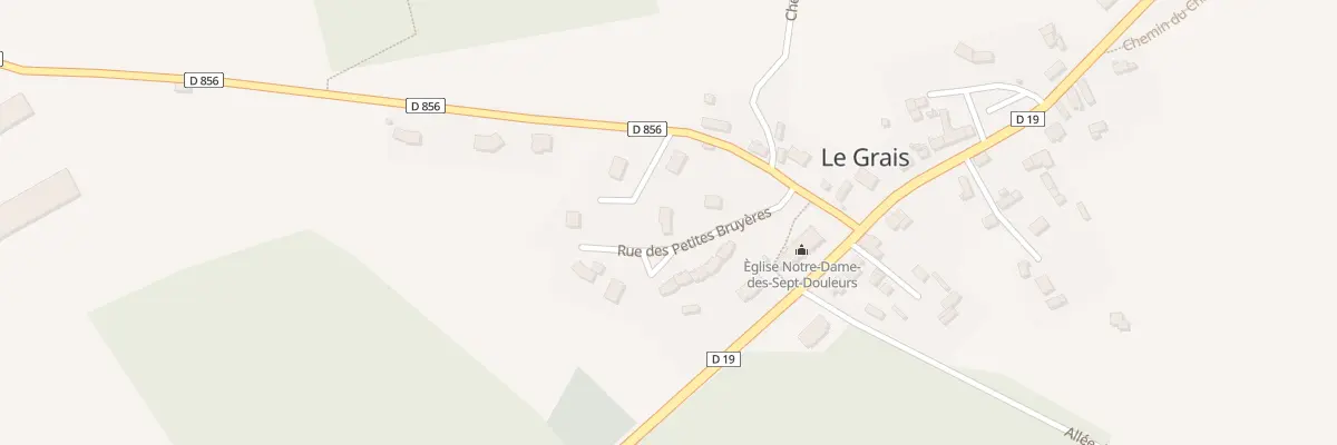 Plan du 6 Rue des Petites Bruyères au Grais