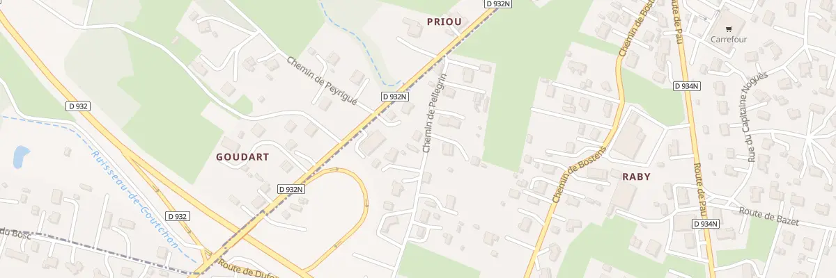 Plan du 363 Che de Pellegrin à Sarbazan