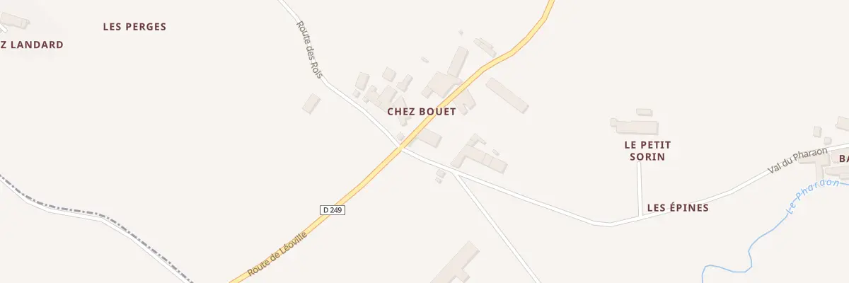 Plan du 5038 Chez Bouet Sud à Mortiers