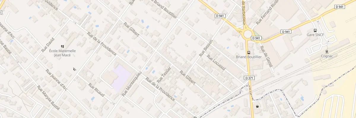 Plan du 55 Rue Gilbert à Cognac