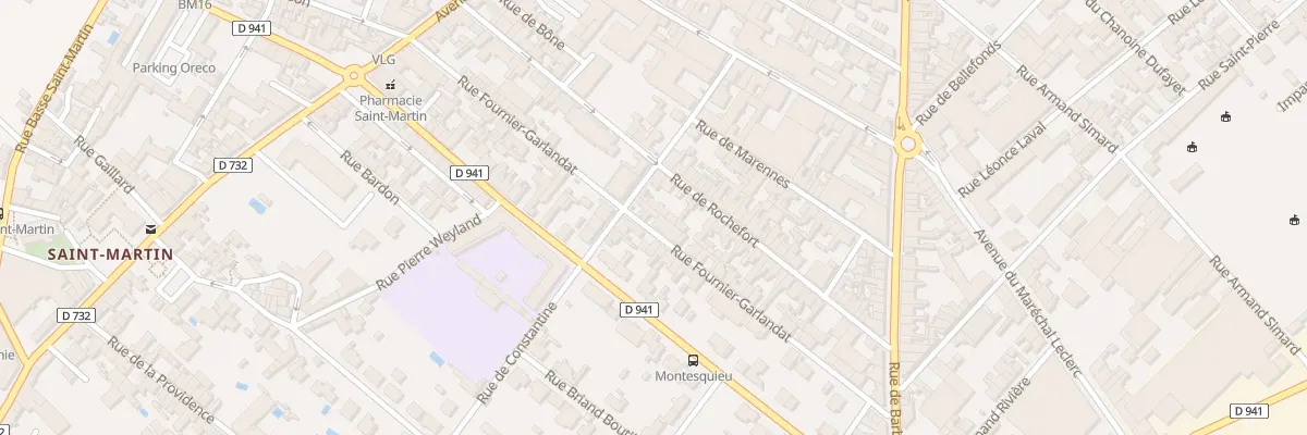 Plan du 51 Rue Fournier Garlandat à Cognac