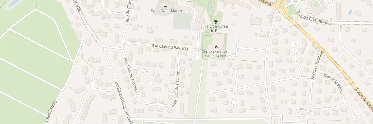 Plan du 25 Rue Clos du Pavillon à Cormelles-le-Royal