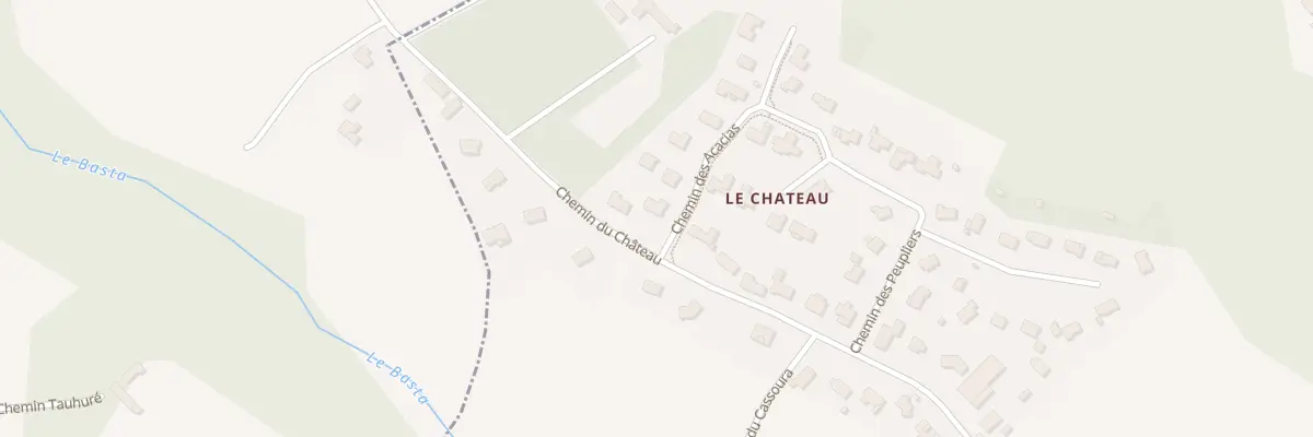 Plan du 26 Che des Acacias à Astis
