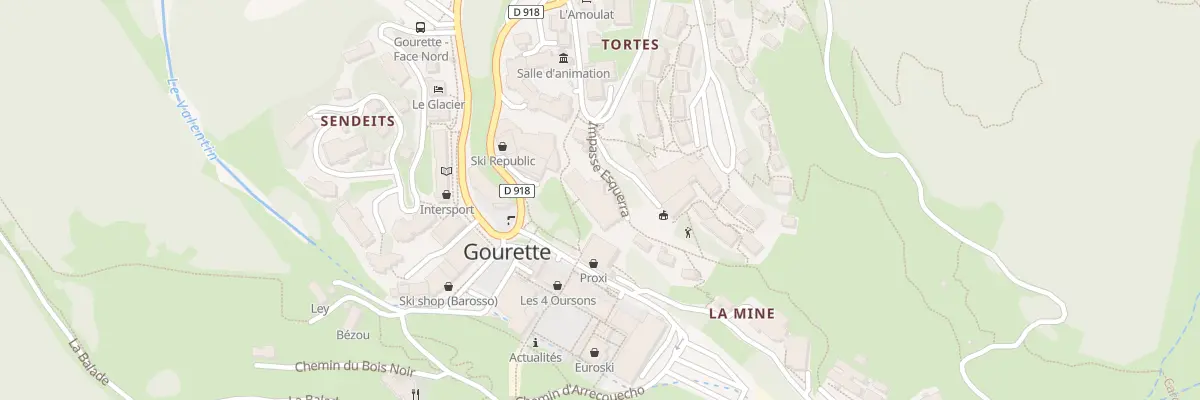 Plan du 2 Imp Esquerra à Eaux-Bonnes