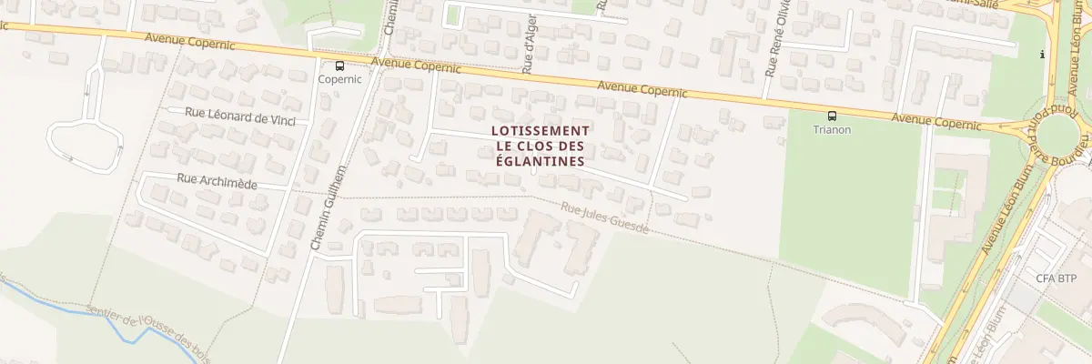 Plan du 29 Rue Fernand Pelloutier à Pau