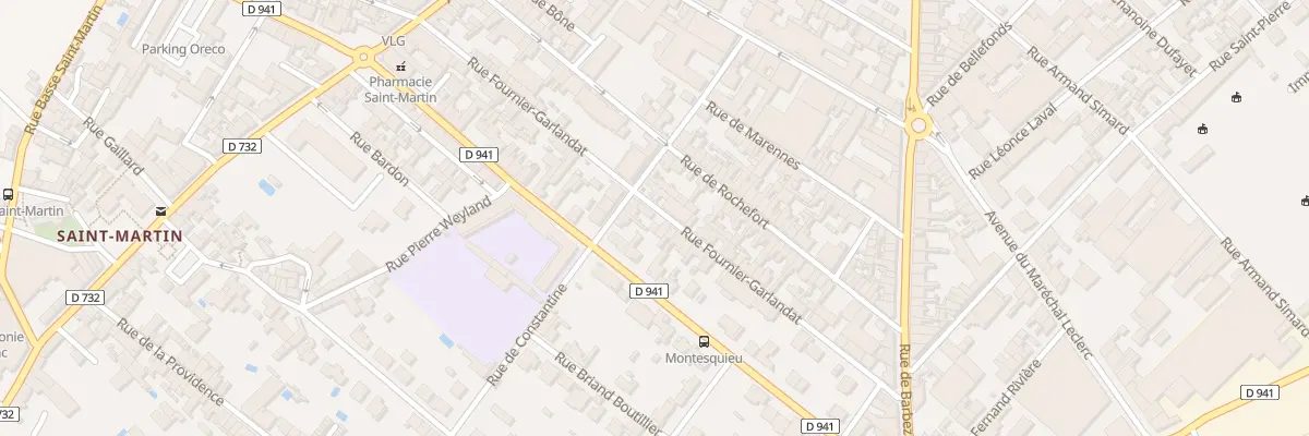 Plan du 46 Rue Fournier Garlandat à Cognac
