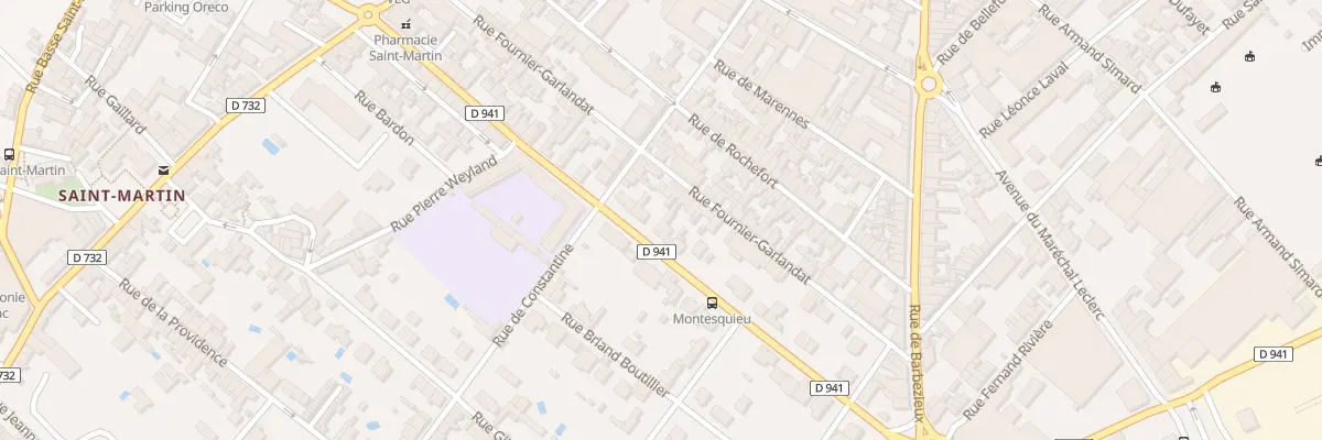 Plan du 52 Rue Fournier Garlandat à Cognac